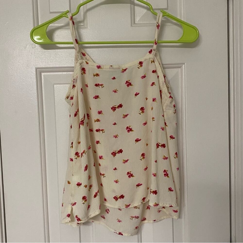 DIP • Cream + Pink Floral Dainty Tank Top - Picture 6 of 6